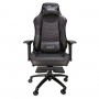 Talius silla Konda gaming carbono negra/roja, reg. lumbar, reposapies, 4D, Frog