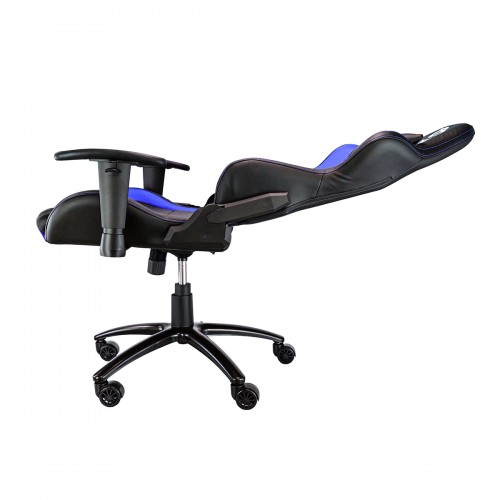 Talius silla Lizard v2 gaming negra/azul, 2D, butterfly, base metal, ruedas 60mm,