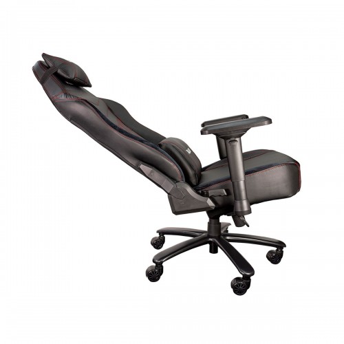 Talius silla Mamut gaming negra/rojo 4D, Frog, base metal, ruedas nylon, hasta 170kg