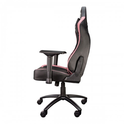 Talius silla Vulture gaming negra/rosa butterfly,4D, base metal, ruedas nylon