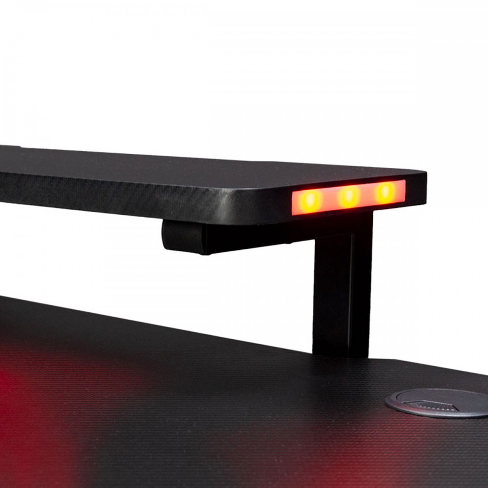 Mesa de escritorio gaming LED RGB - TAL-WARSHIPX1 TALIUS, 60000,0