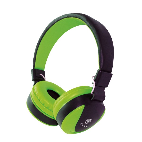Talius auricular TAL-HPH-5005 con microfono verde