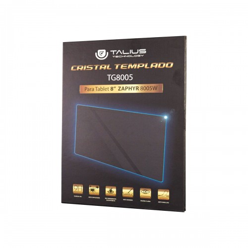 Talius protector cristal templado TG8005 8&quot; para Zaphyr 8005W / 8004w