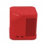 Talius altavoz Cube 3W Fm/Sd bluetooth rojo