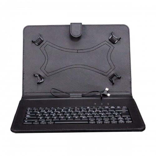 Talius funda con teclado para tablet 10&quot; CV-3006 microUSB/tipo C black
