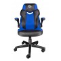 Talius silla Crab gaming negra/azul,brazos abatibles, butterfly, ruedas nylon, piston clase 4