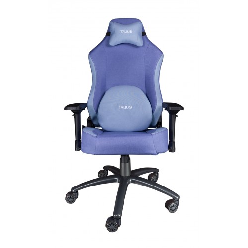 Talius silla Panther gaming negra/azul, tela tranpirable, 3D, butterfly, base metal,
