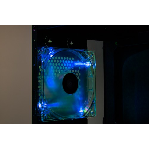 Talius ventilador caja 4 led FAN-01 12cm blue