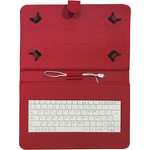 Talius funda con teclado para tablet 10" CV-3006 red