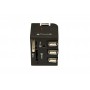 Talius hub 3 puertos USB 2.0+ lector TAL-EU-148 black